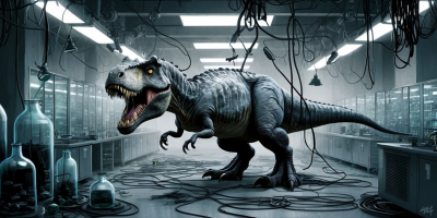Jurassic World Unleashes Distortus Rex in a Flashback of Genetic Experimentation